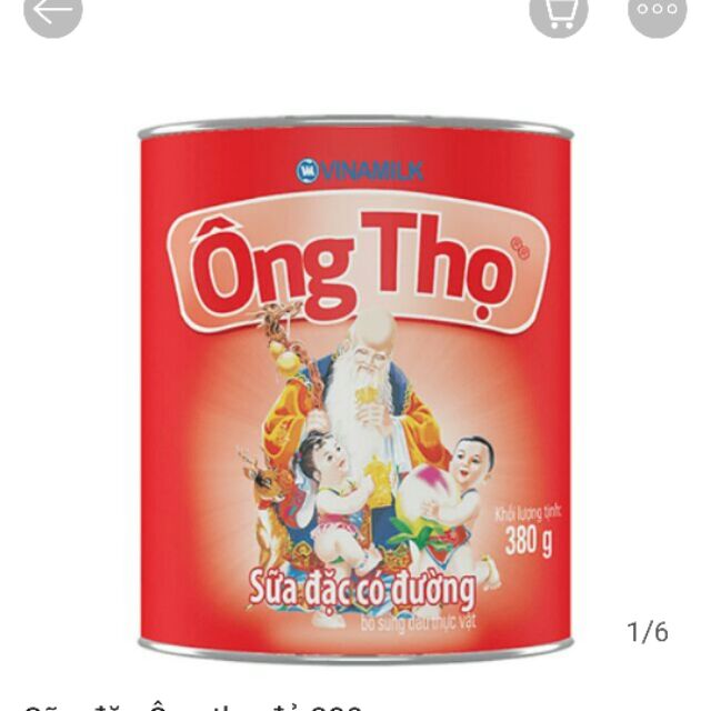 Sữa đặc Ông thọ đỏ 380g