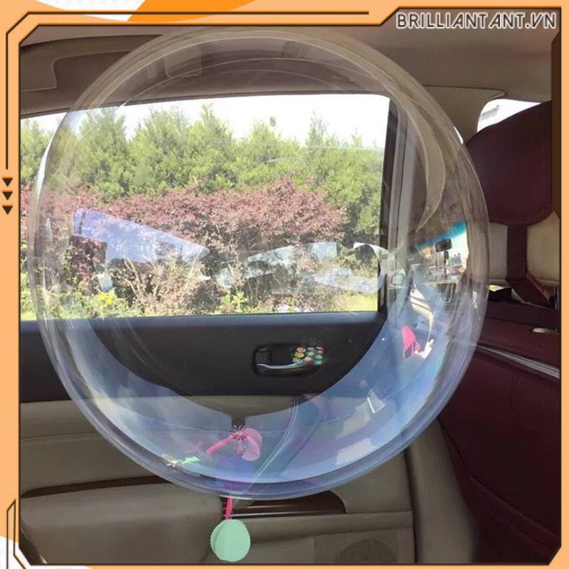 Bộ 50/10 Cái 10/18/24/36Inch Bobo Bong Bóng Trong Suốt Cao Su Bong Bóng Trong Suốt Ballon chúc Mừng Sinh Nhật Bri