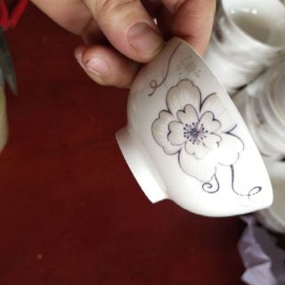 10 Chén chè nhỏ và chén chấm vuông