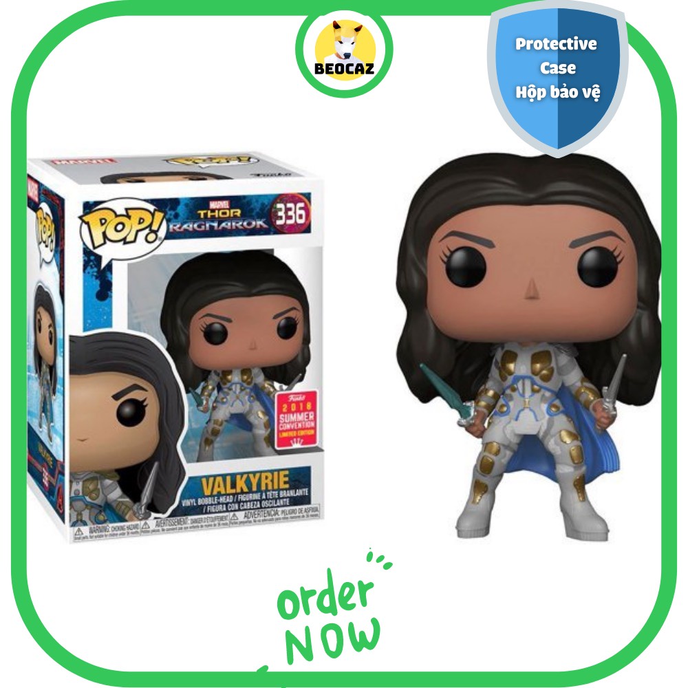 [Ship Hỏa Tốc] [Tặng Hộp Bảo Vệ] [Chính hãng] Mô hình Funko Pop Valkyrie phim Black Panther Báo Đen No.336 Marvel