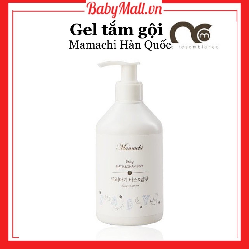 Gel tắm và gội Mamachi 300ml 4367