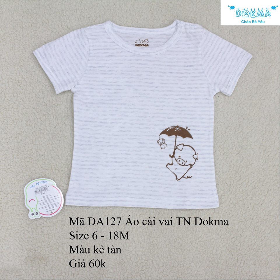 Dokma - Áo cài vai TN màu chất siêu đẹp (6-18m)