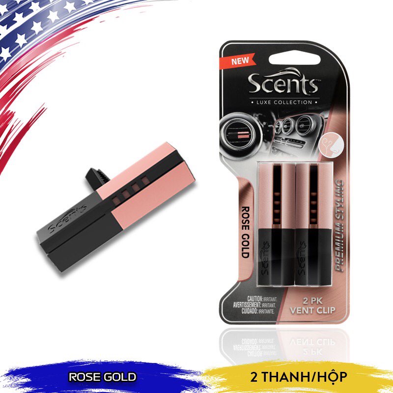 SCENTS - Nước hoa thanh gài cửa gió ô tô  - Aroma - Nước Hoa Cài Thanh điều Hoà Chính Hãng