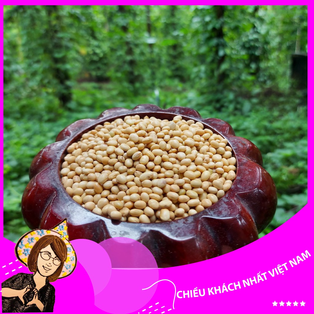 Đậu tương dẹt thuần chủng 1kg, đậu nành hạt nhỏ giống cổ Hà Giang canh tác thuận tự nhiên, dùng làm Natto Lê Nguyệt Nut