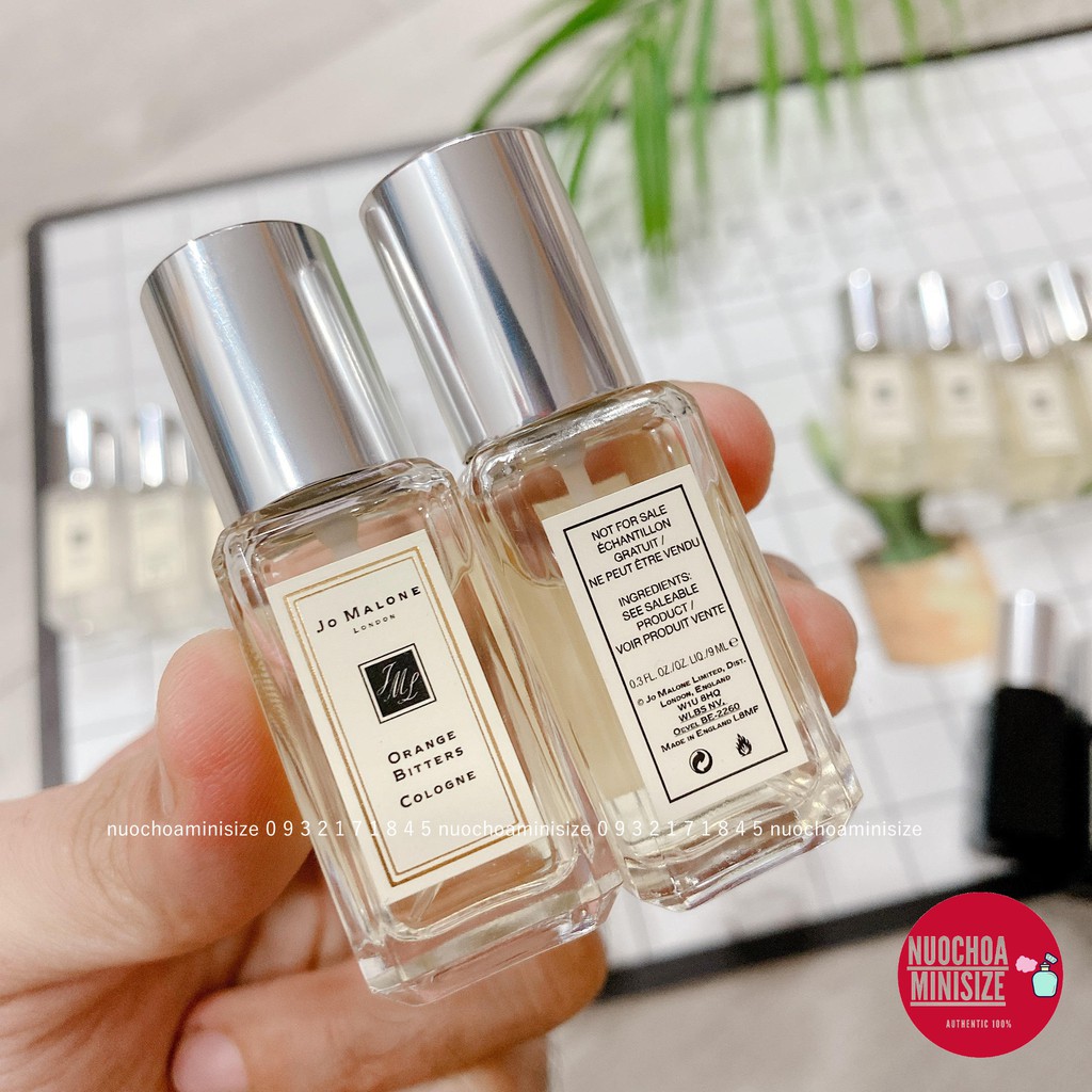 Nước Hoa Mini Jo Malone UnBox Orange Bitter - Peony Blush- Wild Bluebell - English Pear - Honeysuckle Davana - Wood Sage