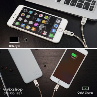 Dây sạc Rock dài 1,8m dành cho iphone