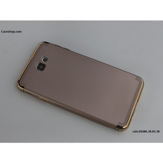 ốp 3 mảnh silicon dẻo Sam Sung J7 Prime (vang)