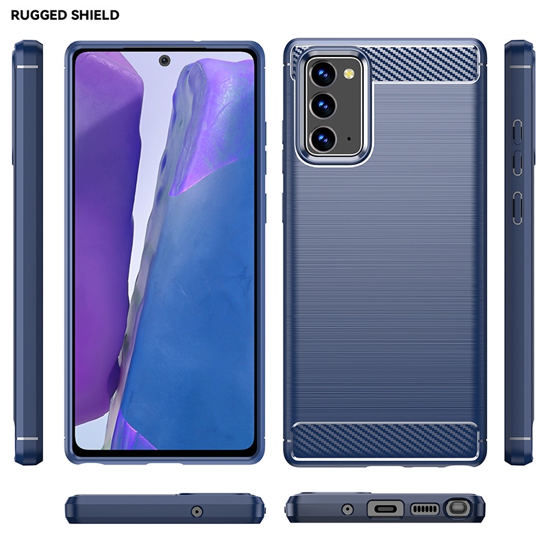 Ốp Điện Thoại Silicon Mềm Tản Nhiệt Có Túi Khí Cho Samsung Galaxy Note 20 Ultra Note 10 Plus Note9 Note8