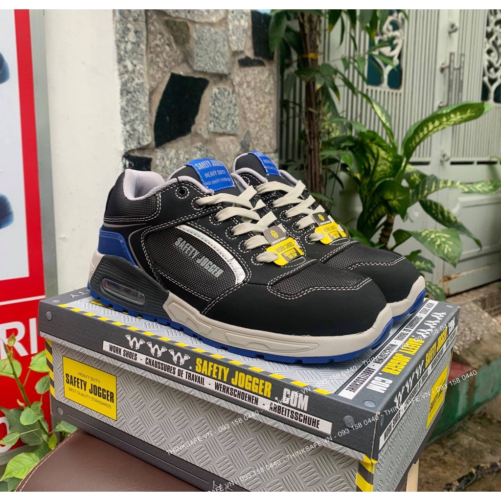 Giày bảo hộ lao động Safey Jogger Raptor S1P SRC kiểu dáng thể thao, chống đâm xuyên, chống tĩnh điện - Thinksafe