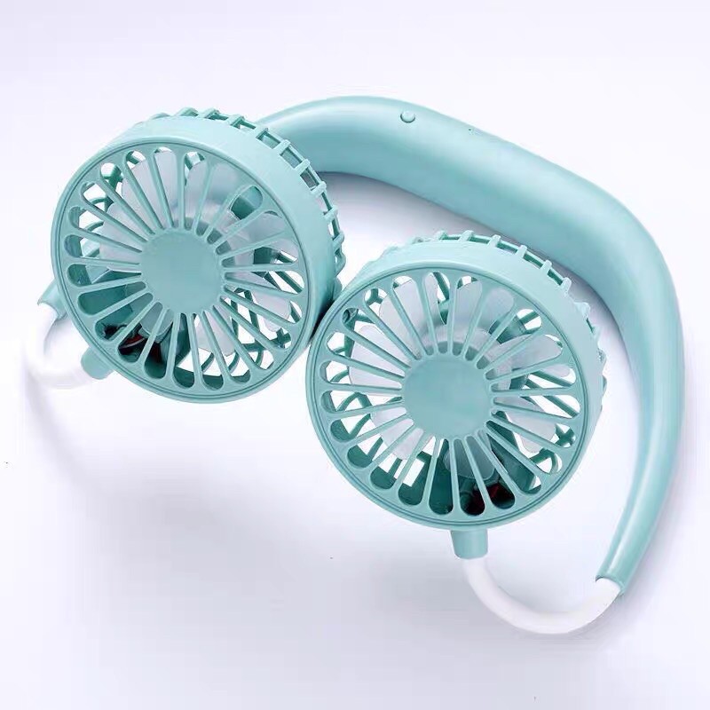 ✨ Quạt Mini Đeo Vai Neck Fan - Có thể điều chỉnh 360 độ &amp; để lên bàn làm việc ✨ Pin sạc ✨