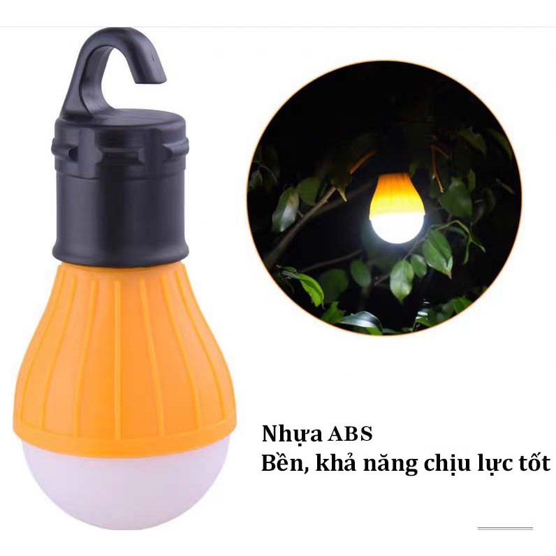 Bóng Đèn Led Mini Đèn Treo Lều Cắm Trại Chất Lượng Cao SỬ DỤNG PIN AAA Tiện Lợi CHỐNG THẤM NƯỚC Điều chỉnh ĐƯỢC độ sáng