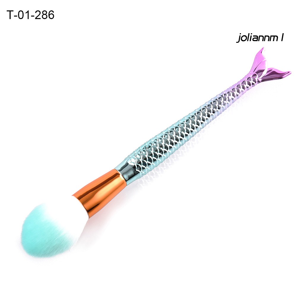 Set cọ trang điểm nền/ má hồng phong cách nàng tiên cá độc đáo