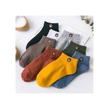 Set 10 đôi TẤT GẤU CỔ NGẮN NHIỀU MÀU SO CUTE