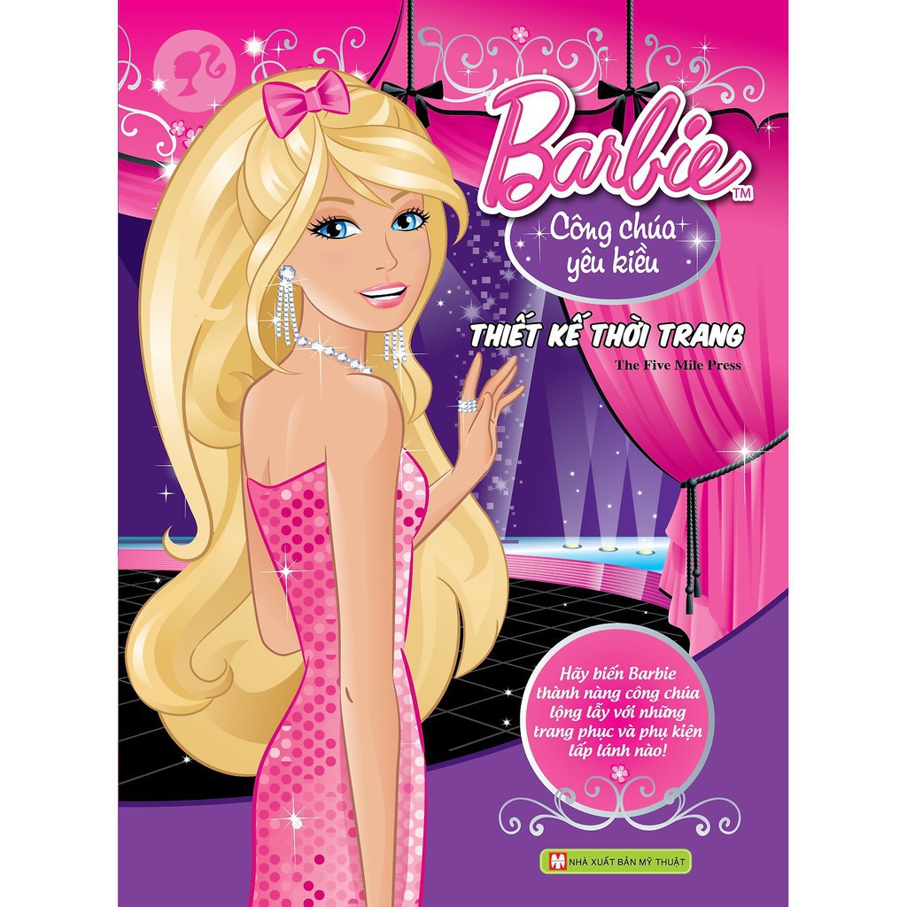 Sách - Thủ Công Dựng Hình Thời Trang Barbie - Công Chúa Yêu Kiều (Tái Bản)