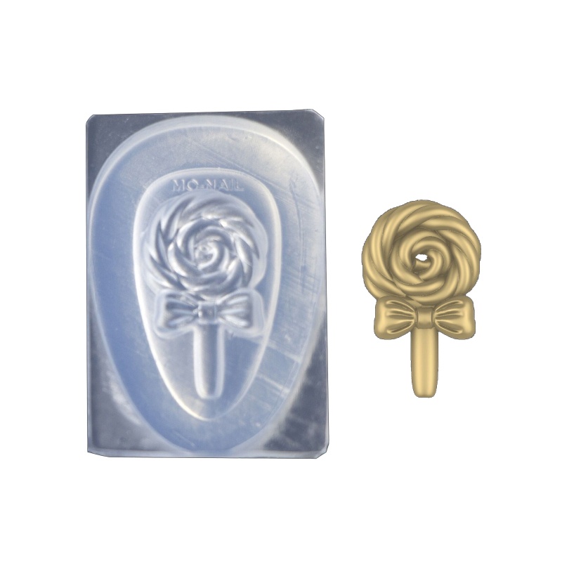 Khuôn Silicone Tạo Hình Trang Trí Móng Tay 3D DIY