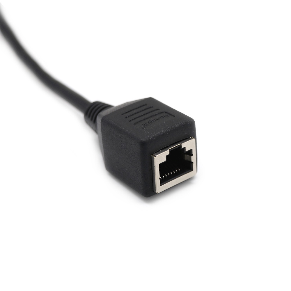 Dây cáp LAN CAT5 CAT6 chuyển đổi VGA sang RJ45 chuyên dụng màu đen