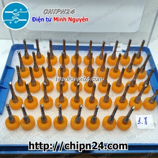 [1 CÂY] Mũi phay mạch in CNC 1.8mm (Mạch điện tử, PCB)