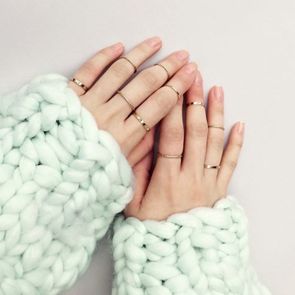 Nhẫn Nữ Kiểu Dáng Đơn Giản Hợp Thời Trang