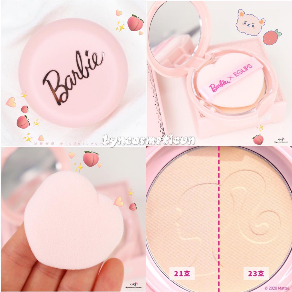 Phấn phủ Eglips X Barbie Blur Powder Pact