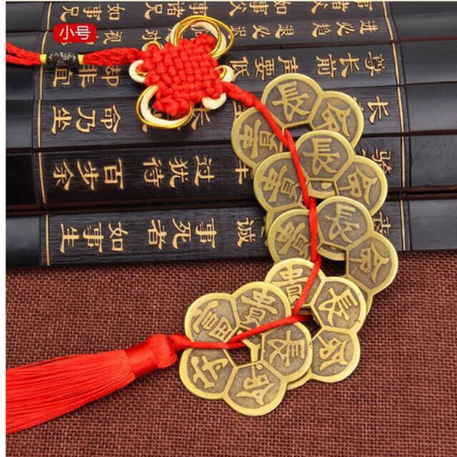 Xâu 5 đồng hoa mai - ngũ phúc hoa mai