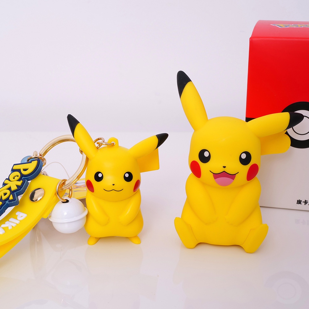 Mô hình Pokemon xịn sò - hàng nội địa Trung Pikachu-Psyduck-Charmander-Squirtle-Bulbasaur-Jigglypuff-Slowpoke