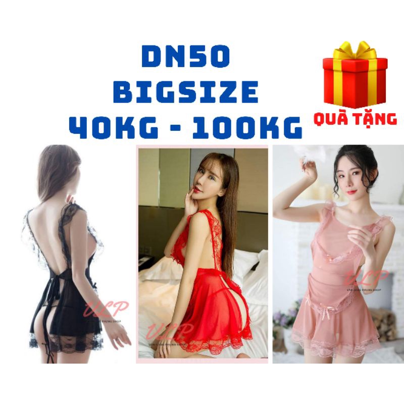 [BIGSIZE_100KG]_DN50_Váy ngủ ren sexy - Đồ ngủ cosplay hầu gái | BigBuy360 - bigbuy360.vn