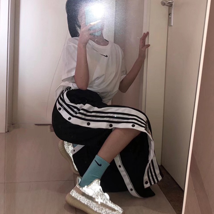 Quần baggy blackpink jennie rose Quần Jogger thể thao ba sọc