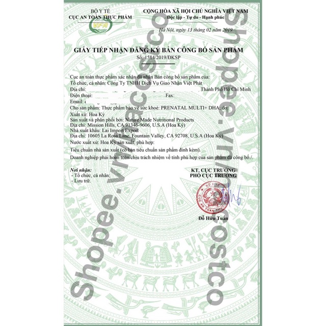 Viên Uống Bổ Cho Bà Bầu Nature Made Prenatal Multi DHA - Mẫu Mới