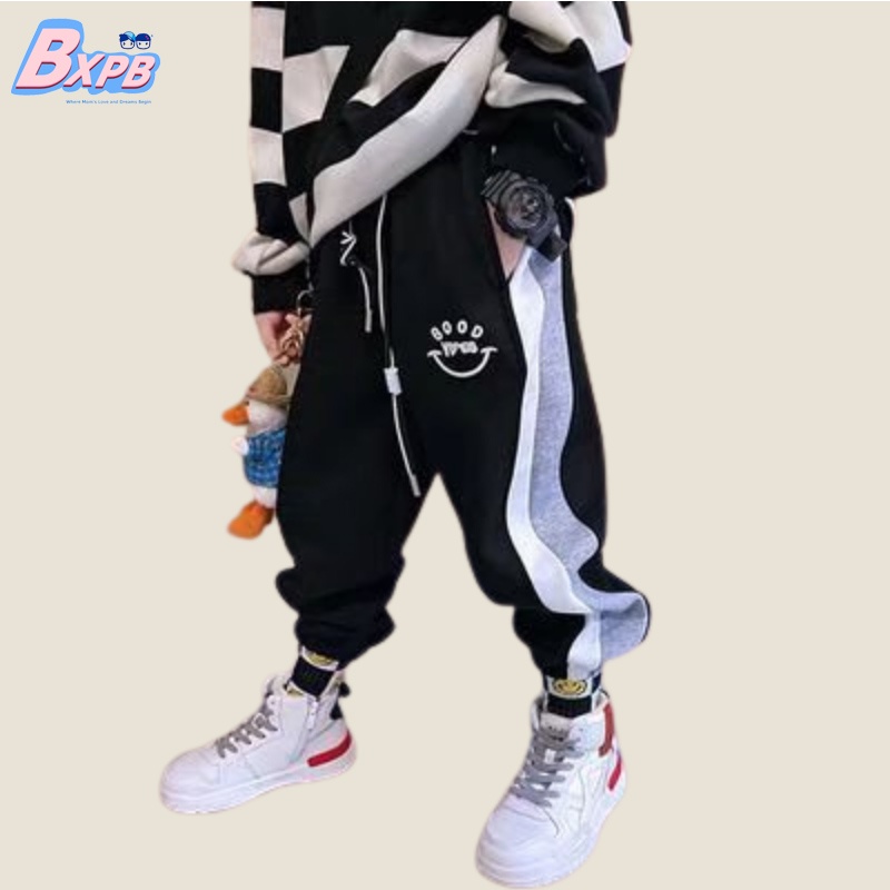 Quần thể thao BXPB dài ống rộng thoải mái cho trẻ em 4-15 tuổi