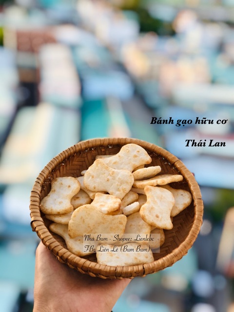 Bánh gạo hữu cơ Balance - Thái Lan - Bánh ăn dặm cho bé từ 12m+