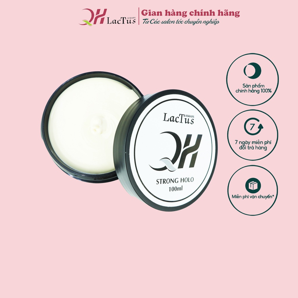 Sáp vuốt tóc nam nữ QH lactus season sáp vuốt tóc mềm gel clay wax nam nữ