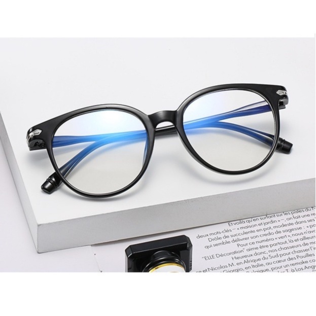 Mắt kính gọng vuông thời trang Hàn Quốc cho nữ 0°-450°