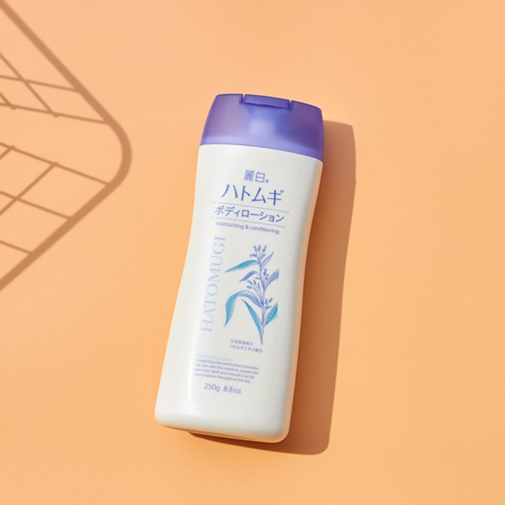 SỮA DƯỠNG THỂ DƯỠNG SÁNG DA BODY MILK 250G - HATOMUGI