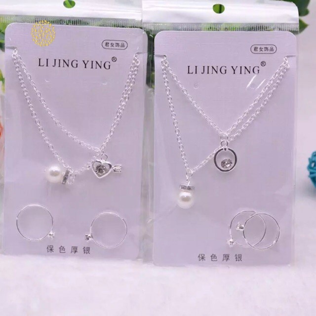 Vòng cổ Cặp Đôi Siêu Dễ Thương Có Vòng Nhẫn YKD