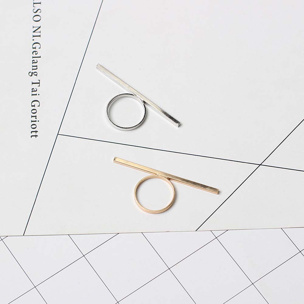 Nhẫn Đeo Tay Kim Loại Thời Trang Hàn Quốc Cho Nữ