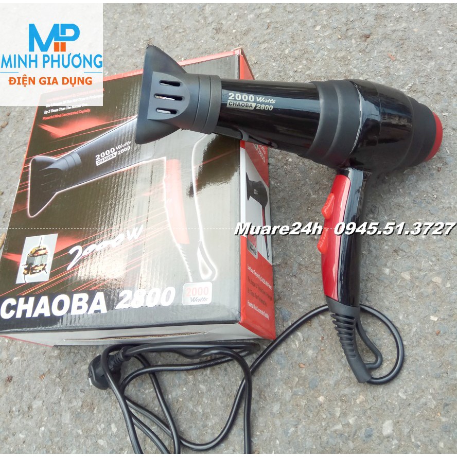 Bảo hành 12 tháng Máy sấy tóc cao cấp Chaoba 2800 2000w