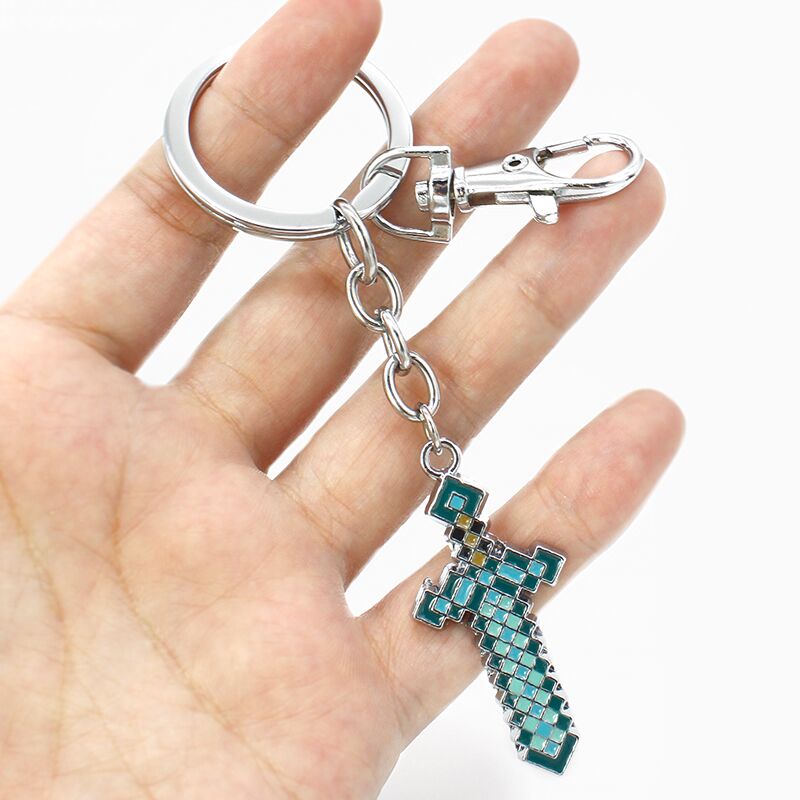 Vòng cổ / Móc Khóa Hình Quái Vật Hoạt Hình Minecraft 4cm