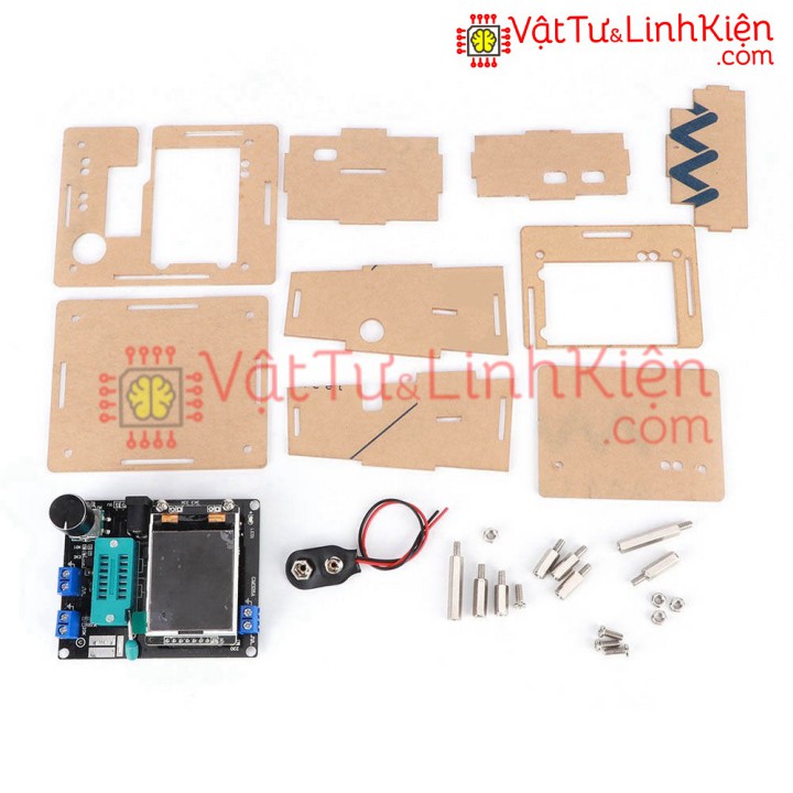 Máy kiểm tra bóng bán dẫn GM328, với vỏ mica