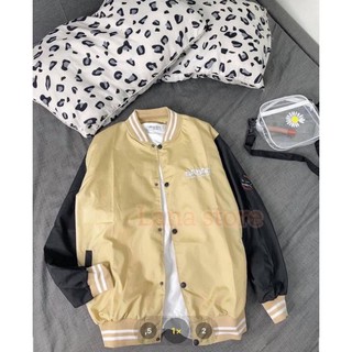 Áo Bomber Dù Bóng chày thêu BABE - Form chuẩn Unisex Nam Nữ Couple  ཾ