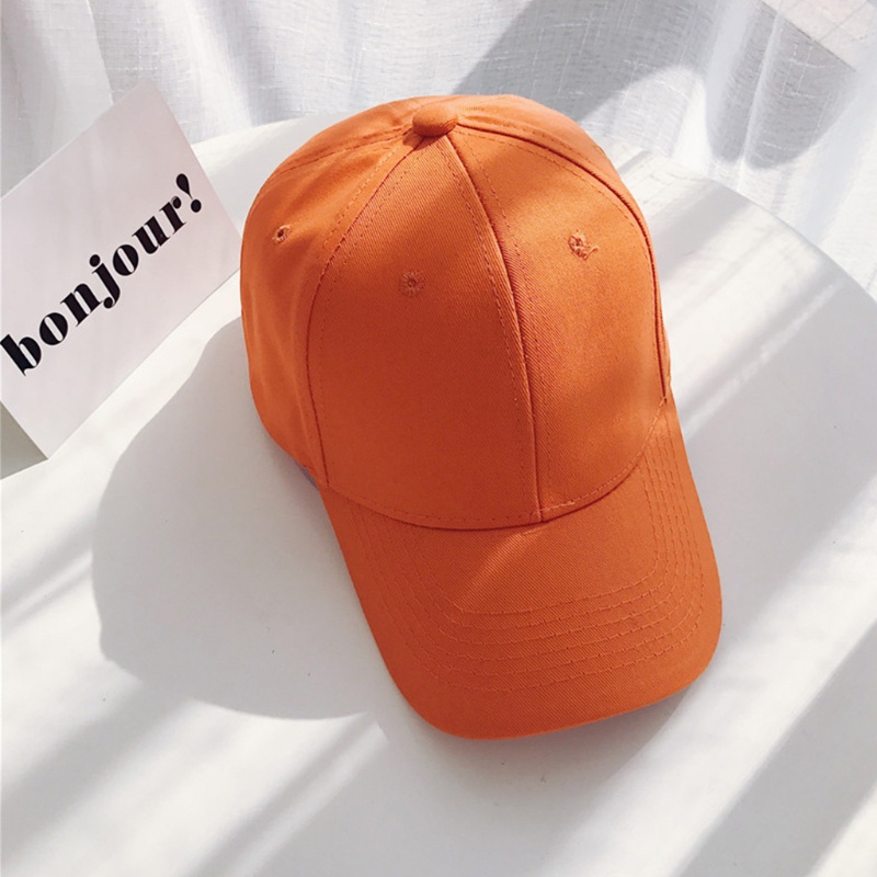 Mũ Lưỡi Trai Cotton Màu Trơn Phong Cách Hip Hop Cho Nam Nữ