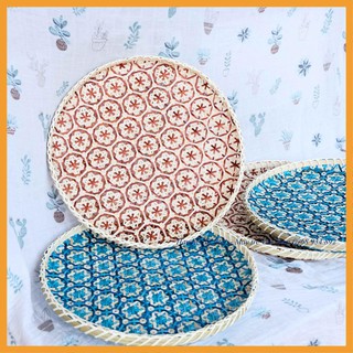 Mẹt tre - đan hoa thị - decor - handicraft shop