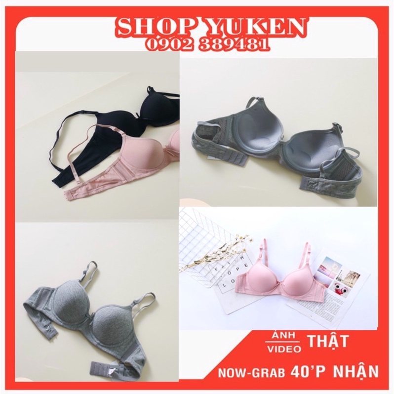 ♥️ Hàng Mới Về ♥️[Áo Lót Nữ] Áo Ngực trơn mút mỏng có gọng A613 Áo lót mỏng