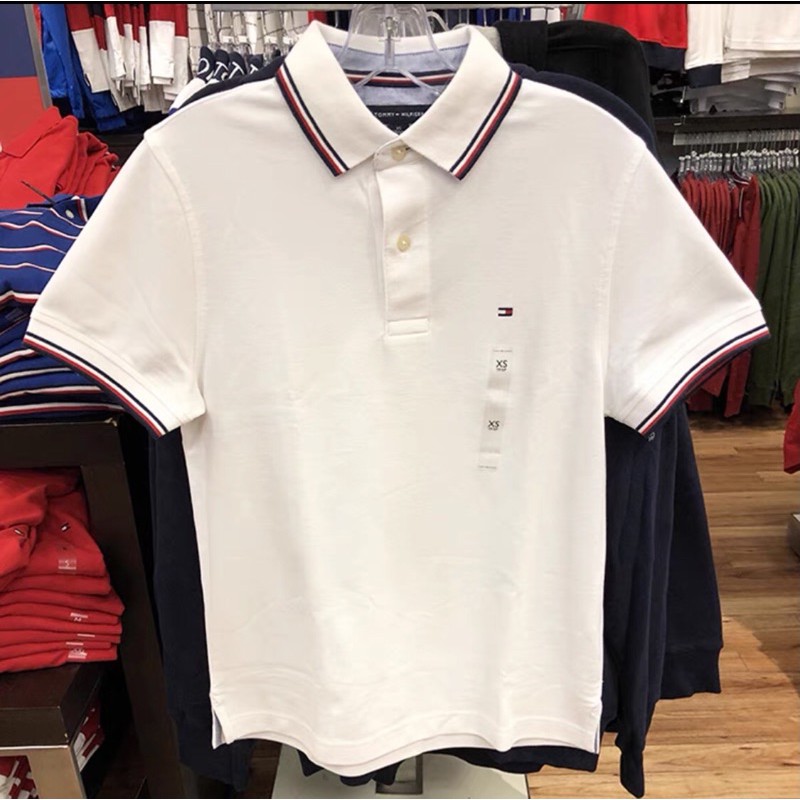 TOMMY HILFIGER chính hãng của Mỹ - Áo thun POLO TOMMY ngắn tay hot