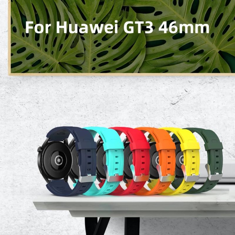 Dây đồng hồ cao su silicon Sikai cao cấp dành cho Huawei Watch GT3 46mm