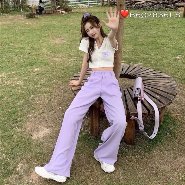 Quần ống rộng basic hót 2020 full màu | BigBuy360 - bigbuy360.vn