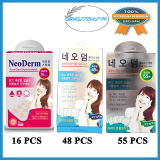 Miếng Dán  Mụn Neoderm Ultra Thin Spot (Hộp 1 size-12 miếng, Hộp 1 size 48 miếng, Hộp 4 size 55 miếng)