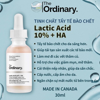 Tinh Chất Làm Sáng Da - The Ordinary Lactic Acid 10% + HA