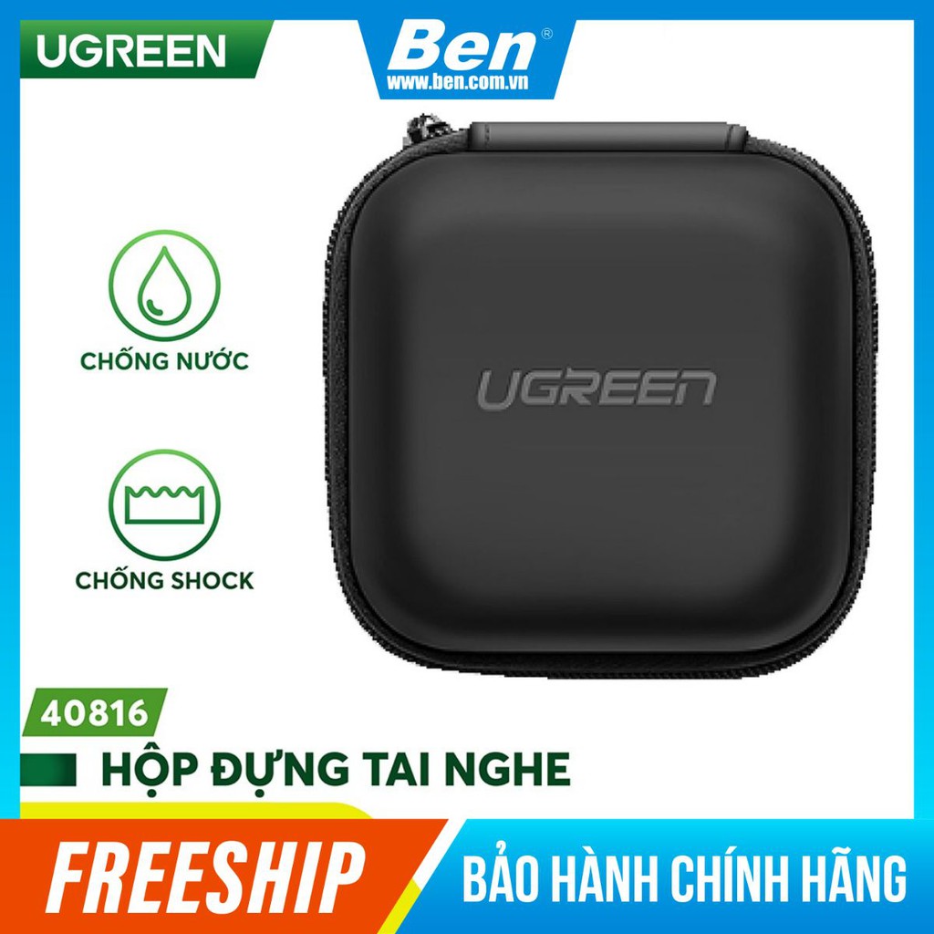 Hộp đựng tai nghe thẻ nhớ cáp USB chống sốc chống nước UGREEN 40816