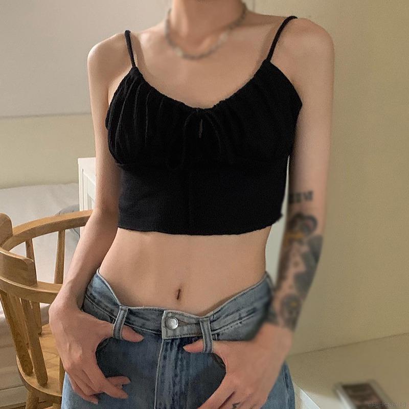 Áo Croptop Áo Tank Top Nữ Kẻ Sọc Dọc Thời Trang Mùa Hè Cho Nữ