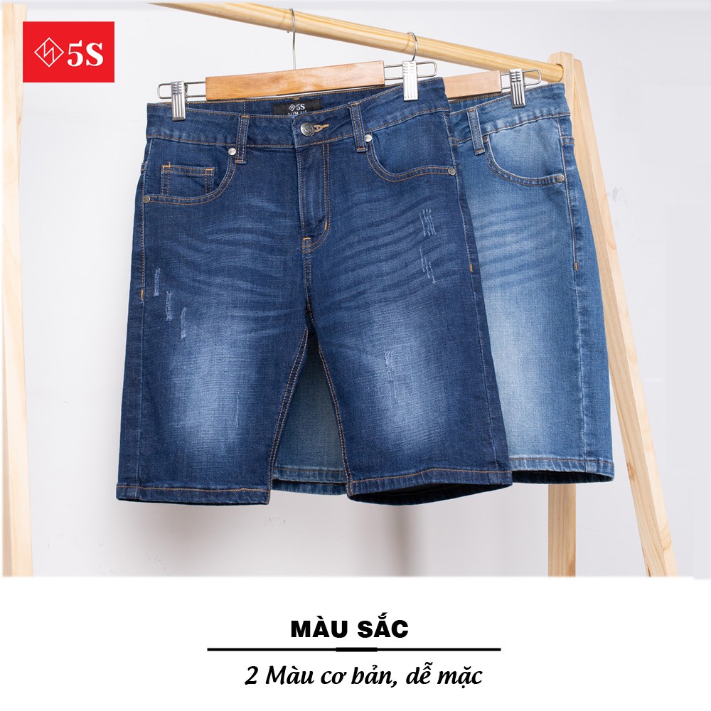 Quần Short Jean Nam 5S (2 mẫu) Chất Cotton Cao Cấp Mềm Nhẹ, Co Giãn Tốt, Thiết Kế Trẻ Trung, Năng Động | BigBuy360 - bigbuy360.vn